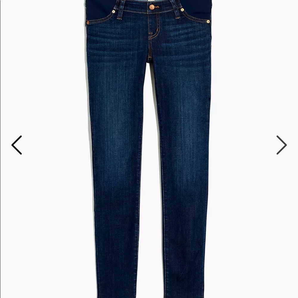Madewell Maternity Side-Panel Jeans